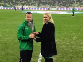 Piotr Wiśniewski nagrodzony za zwycięstwo w plebiscycie na Najlepszego Ligowca 2014 roku w Trójmieśc