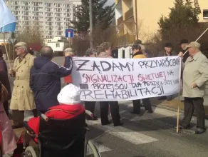 Sobotni protest na ul. Chwarznieńskiej