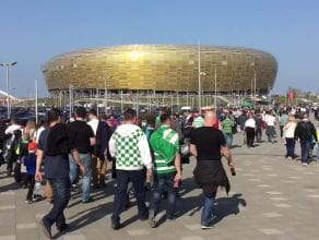 Tłumy przed meczem Lechia - Legia
