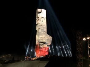 Obchody 70. rocznicy zakończenia II Wojny Światowej na Westerplatte