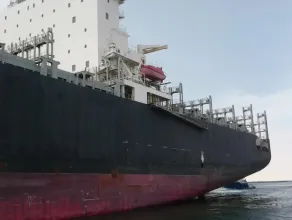 Wpłynięcie MSC Asya do gdyńskiego portu