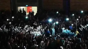 Lenny Kravitz wśród publiczności