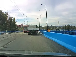 Przejazd Mostem Siennickim okiem kierowcy