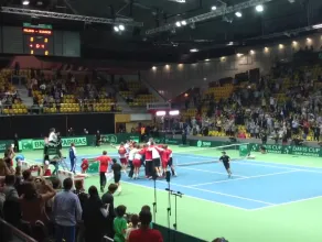 Radość polskich tenisistów po awansie