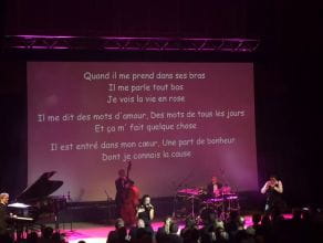 Piaf "La vie en rose" śpiewane z publicznością