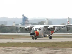 Gdański samolot Straży Granicznej namierzający imigrantów wrócił do bazy