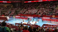 Hymn przed Polska - Rosja w Ergo Arenie