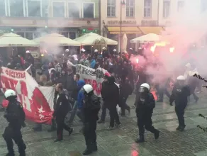 Marsz "NIE! dla imigrantów" w Gdańsku