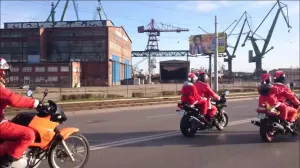 Mikołaje na Motocyklach 2015 - film z trasy