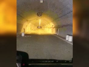 Przejazd przez tunel pod Martwą Wisłą