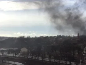 Czarny dym nad Gdańskiem