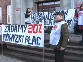 Protest pracowników Opery Bałtyckiej