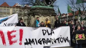 Manifestacja przeciw imigrantom w Gdańsku