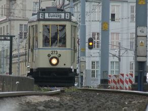 Przedwojenny tramwaj Ring przejechał przez centrum Gdańska