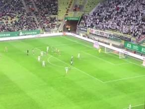 Gol Sławomira Peszki na 1:0 w meczu Lechia - Legia