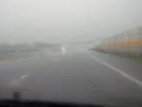 Intensywne opady deszczu na autostradzie A1