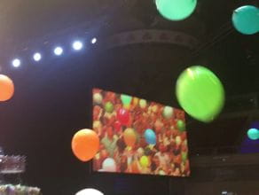 Balony na finał koncertu Andre Rieu