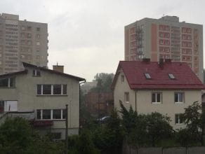 Intensywne opady deszczu i gradobicie w Gdyni