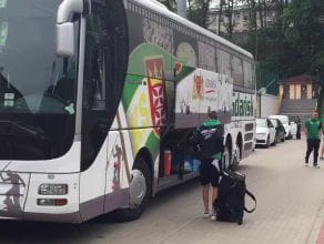 Piłkarze Lechii Gdańsk pakują się przed wyjazdem na zgrupowanie