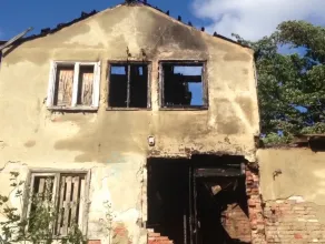 Skutki pożaru w Oliwie