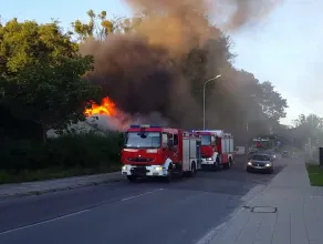 Pożar domu przy Słowackiego