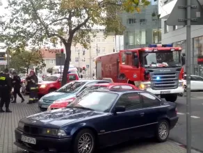 Akcja policji i straży pożarnej w Gdyni