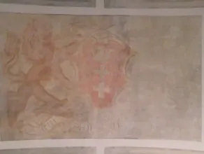 Odkryte malowidła w sieni Ratusza Staromiejskiego