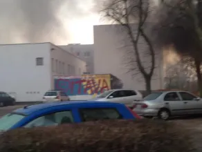 Pożar altany na Witominie