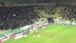 Lukas Haraslin strzela na 3:0 w meczu Lechia Gdańsk - Górnik Łęczna 