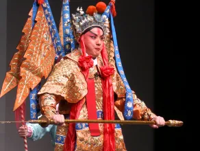 Chiński operowy show na Święto Wiosny