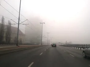 Poranna mgła nad Gdańskiem
