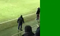 Incydent podczas meczu Arka Gdynia - Legia Warszawa