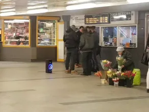 "Dyskoteka" w tunelu koło dworca w Gdańsku