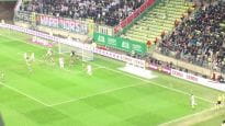 Gol dla Lechii Gdańsk w meczu z Legią Warszawa 