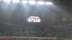 Ligowy rekord frekwencji w Gdańsku - 37 220 kibiców