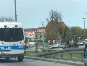 Policja jedzie na mecz Lechia - Arka