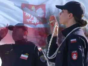 Codzienne podnoszenie bandery na ORP "Gen. T. Kościuszko"