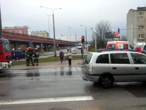 Wypadek pod Estakadą Kwiatkowskiego w Gdyni
