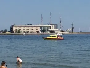 Upalna sobota na plaży w Gdyni