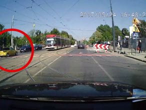 Kierowca wjechał pod prąd w centrum Gdańska