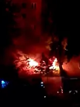 Dwa samochody spłonęły w Sopocie