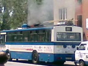 Pożar trolejbusu