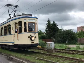 Historyczna linia tramwajowa na Stogach