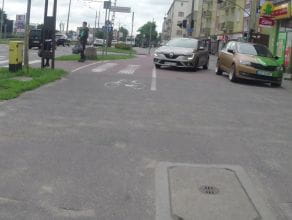 Chodnik i droga rowerowa przy ul. Morskiej