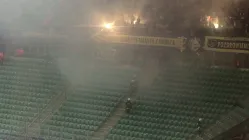 Interwencja strażaków na stadionie 