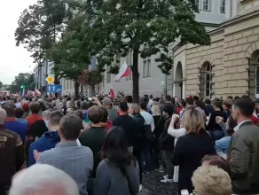 Tłumy pod sądem w Gdańsku