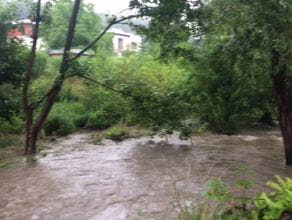 Rzeka Kacza deszcz 26.07.2017 
