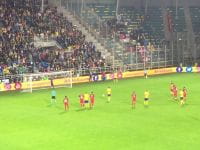 Marcus gol na 2:2 w meczu Arka - FC Midtjylland