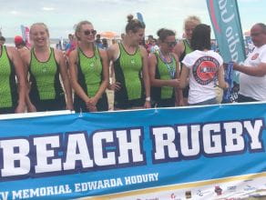 Biało-Zielone Ladies Gdańsk z medalami Sopot Beach Rugby 2017
