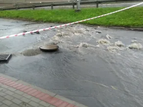 Potok na ul. Kwiatkowskiego w Gdyni